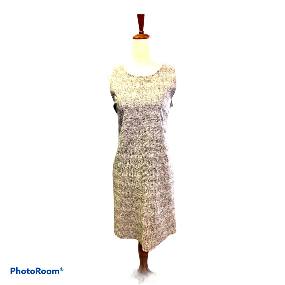 Black White Sheath Dress Mod Size 5
